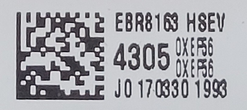 Genuine Washer LG Circuit Board Part#EBR81634305
