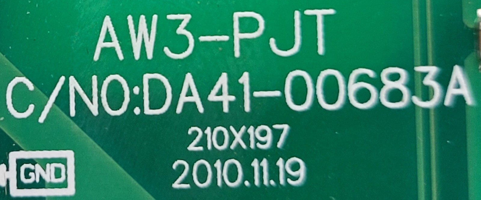 Genuine Refrigerator Samsung Circuit Board Part#DA4100684A