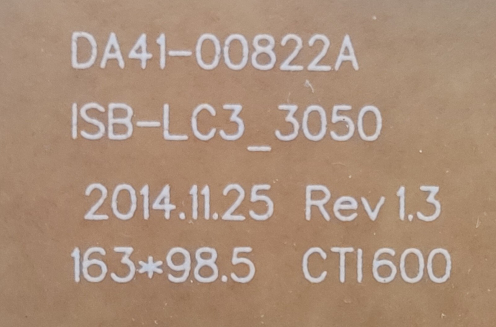 Genuine Refrigerator Samsung Circuit Board Part#DA4100614F