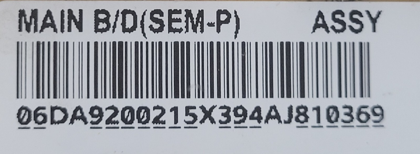 Genuine Refrigerator Samsung Circuit Board Part#DA9200215X