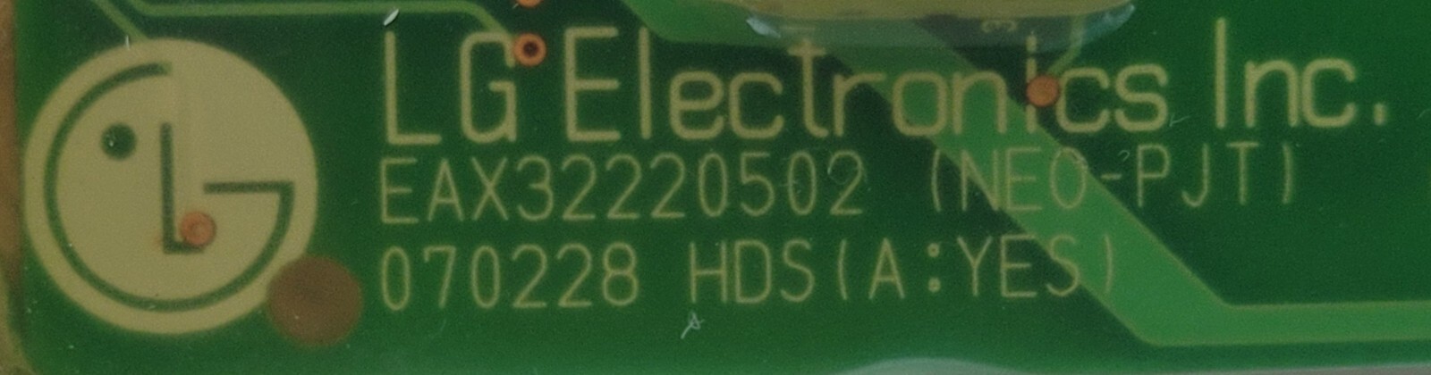 Genuine Washer LG Circuit Board Part#EBR32268002