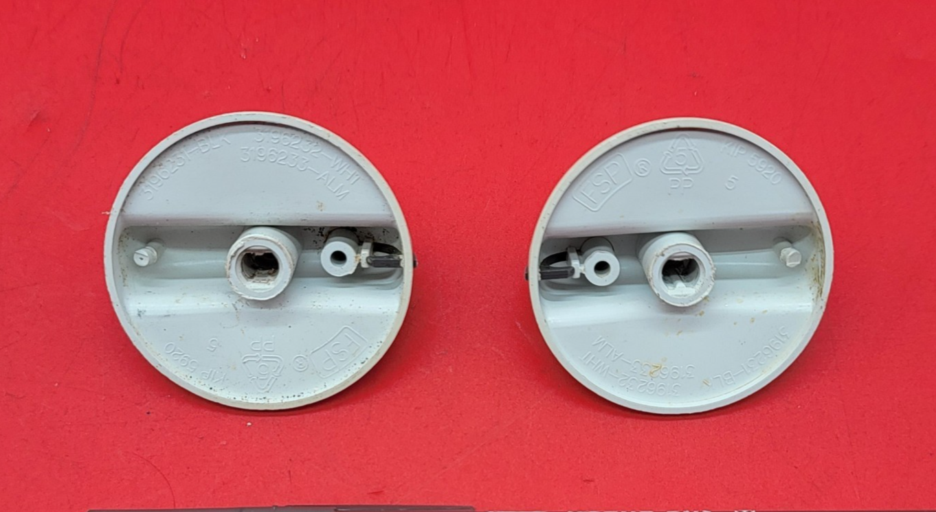 Genuine Oven Whirlpool Knob Set Part#3196232