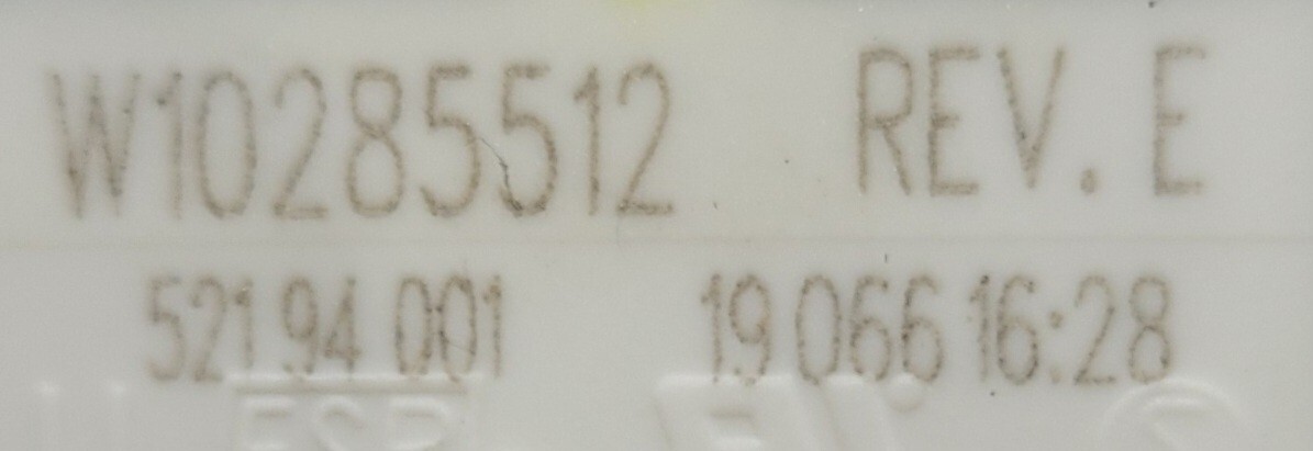 Genuine Washer Whirlpool Temperature Switch Set Part#W10285512