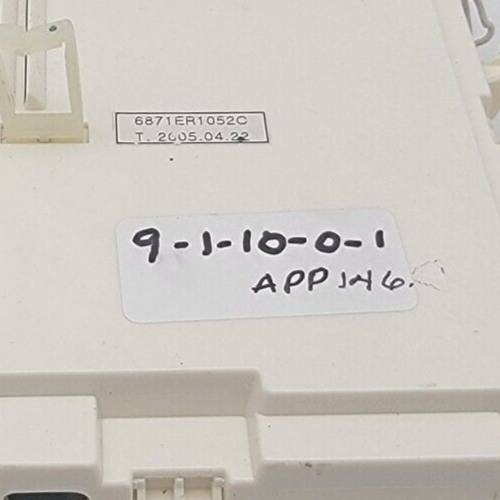 Genuine Washer LG Control Board Part#6871ER1052C