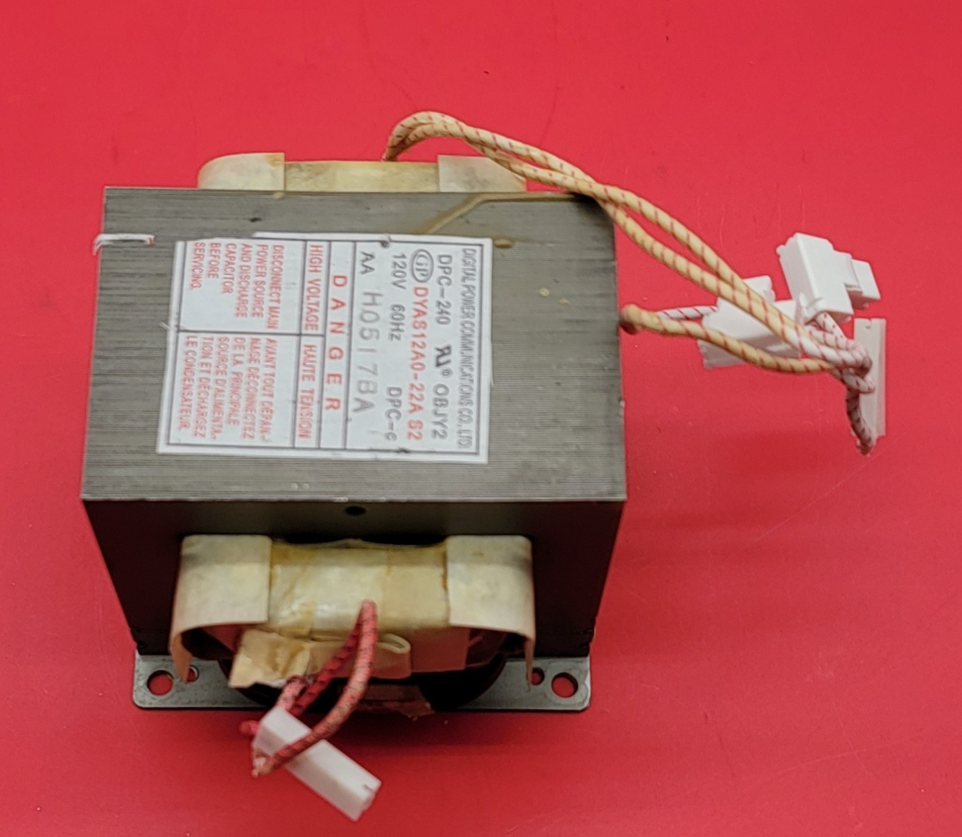 Genuine Microwave GE Transformer Part#DPC-240