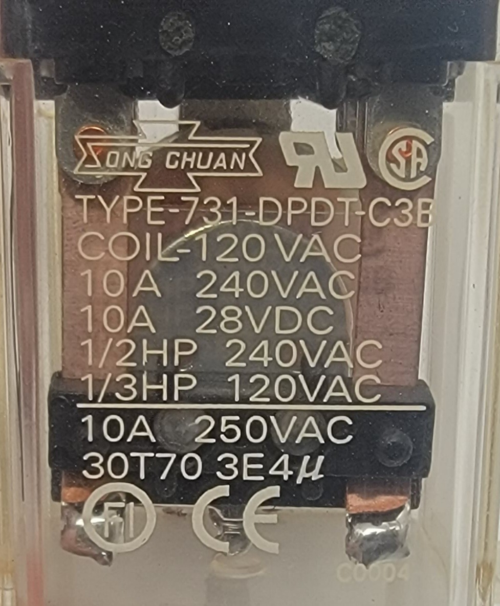 Genuine Oven Viking Relay Part#731-DPDT-C3B