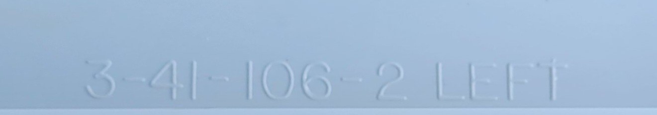 Genuine Refrigerator Sub-Zero Glide Set Part#3-41-106-1 3-41-106-2