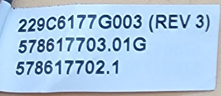 Genuine Cooktop Monogram Connector Wire Part#229C6177G003