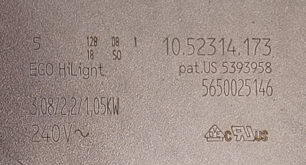 Genuine Cooktop Thermador Surface Element Part#5393958 668994