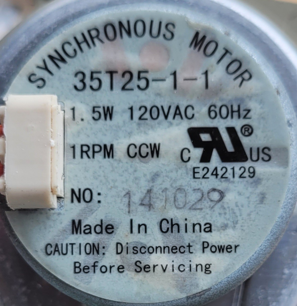 Genuine Refrigerator Sub-Zero Ice Maker Motor Module Part#510314111401 628366