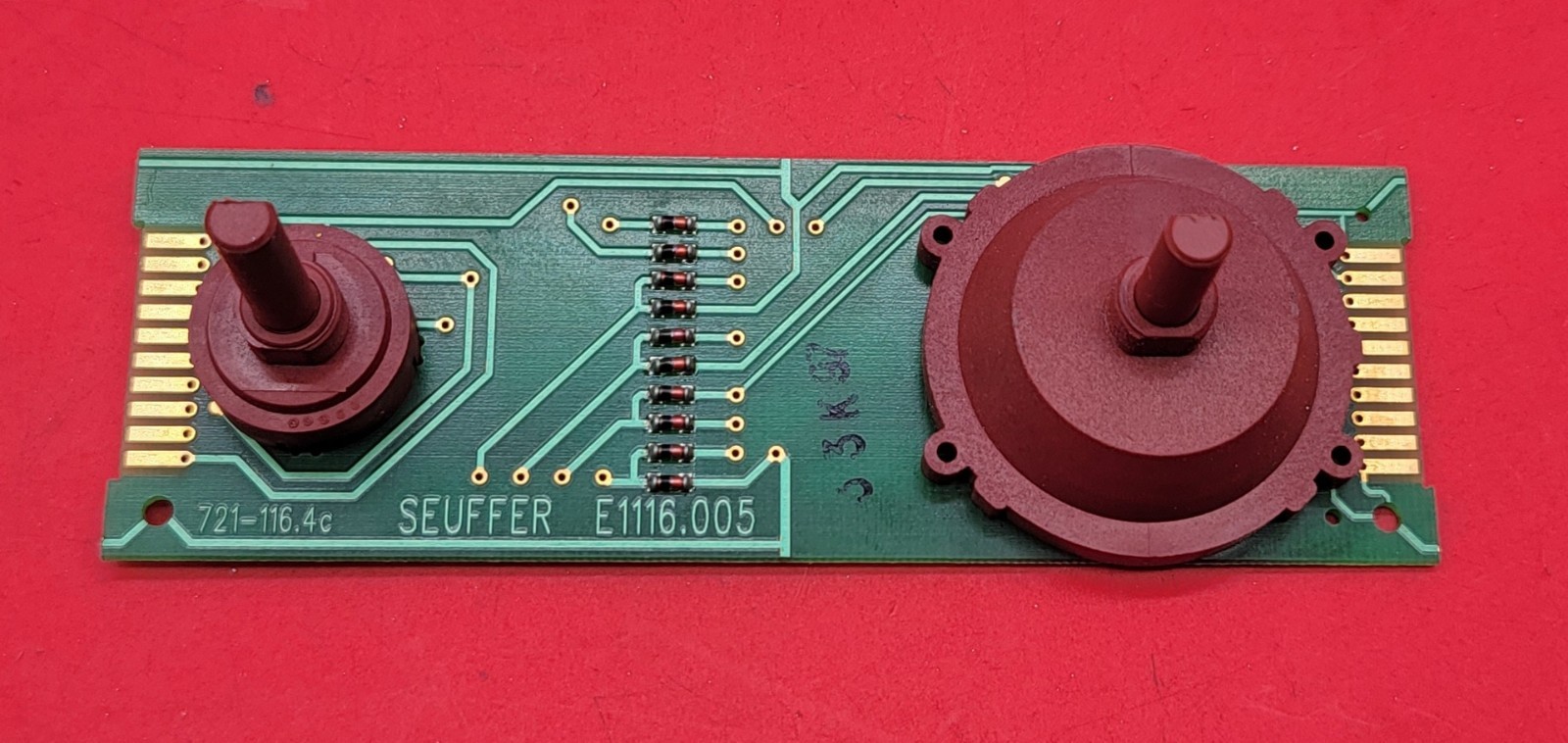 Genuine Double Oven Gaggenau Dual Knob Control Module Part#SEUFFER E1116.005
