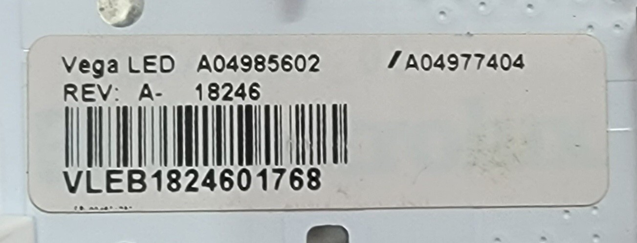 Genuine Refrigerator Viking LED Light Assembly Part#5304508199