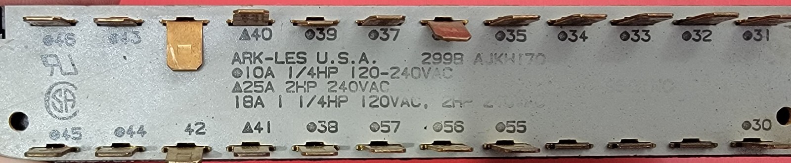 Genuine Double Oven Thermador Selector 5 Button Part#15-10-309
