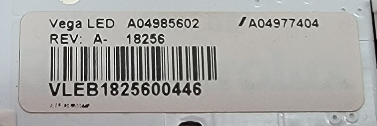 Genuine Refrigerator Viking LED Light Assembly Part#5304508199