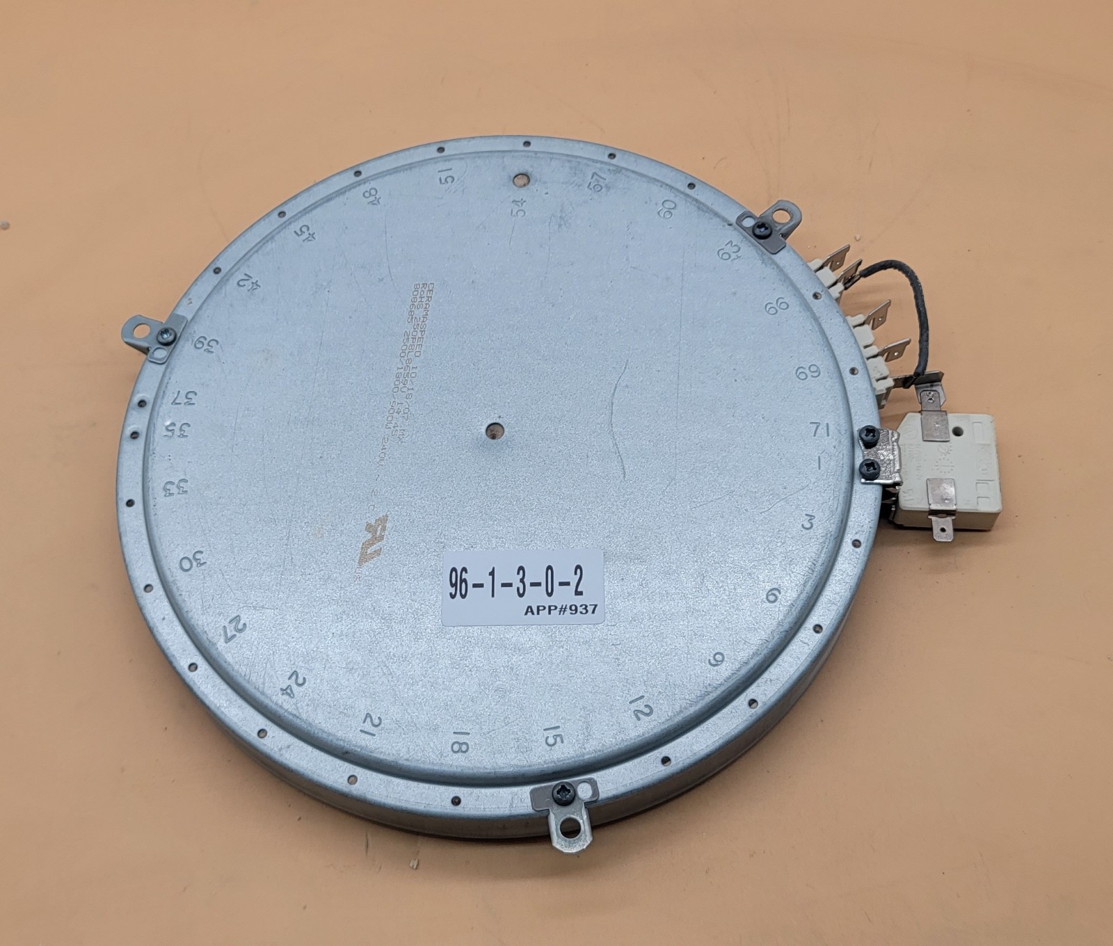 Genuine Cooktop Wolf Surface Element Part#808665
