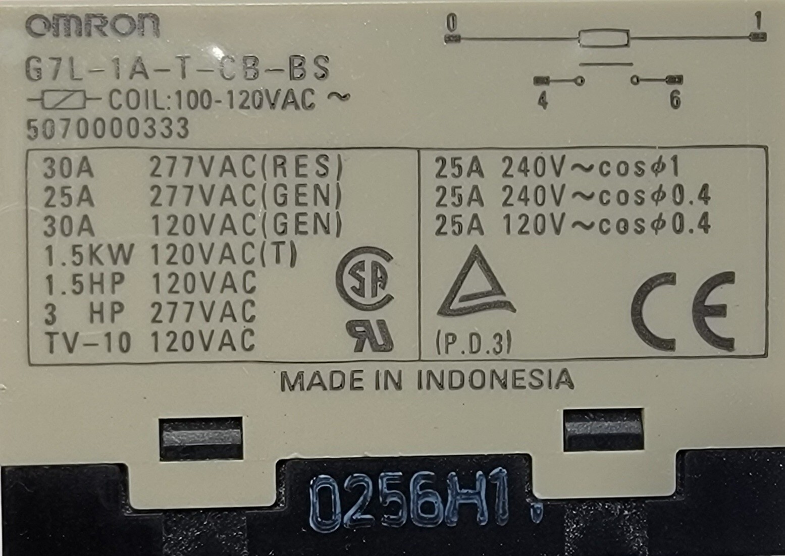 Genuine Dryer Bosch Relay Part#5070000333