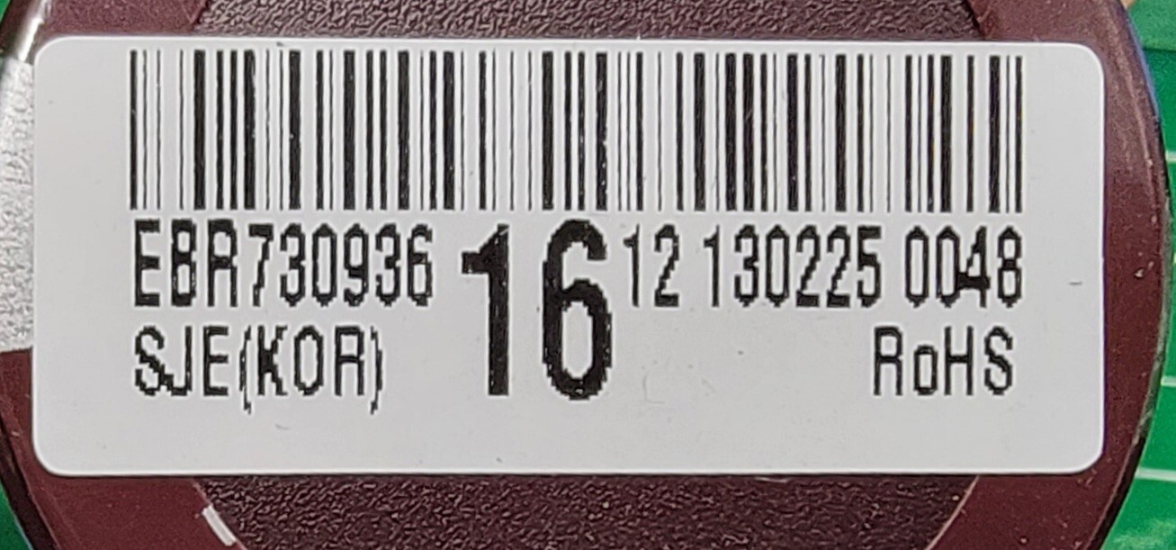 Genuine Refrigerator LG Control Board Part#EBR73093616