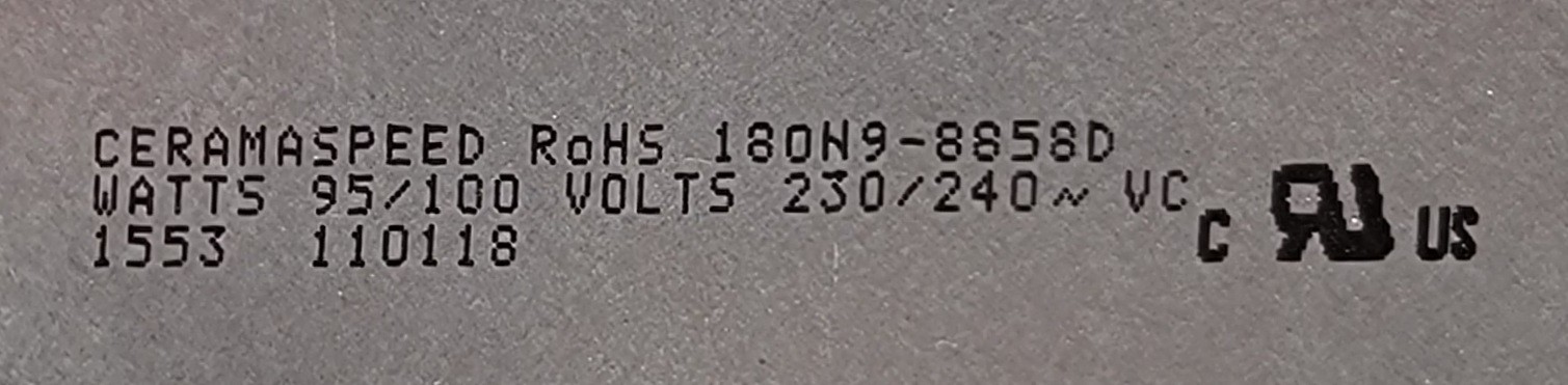 Genuine Oven Viking Range Element Part#180N9-8858D