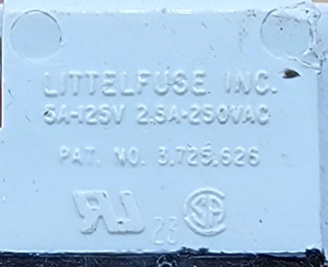 Genuine Refrigerator Sub-Zero Light Switch Part#3.725.626