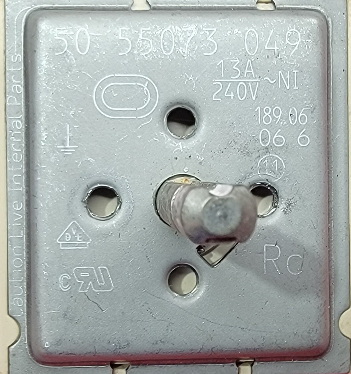Genuine Cooktop Thermador Infinite Switch Part#50 55073 049