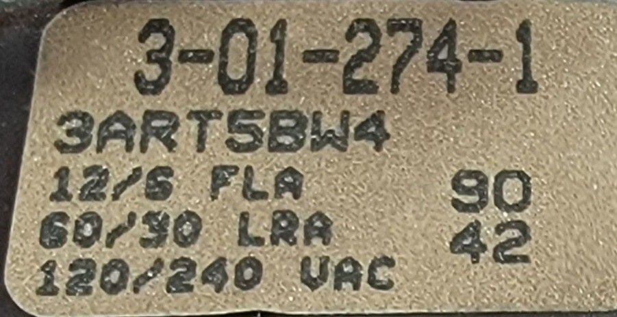Genuine Refrigerator Sub-Zero Thermostat Part#3-01-274-1