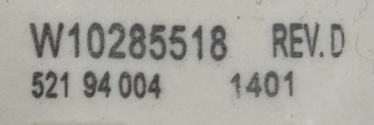 Genuine Washer Kenmore Temperature Switch Set Part#W10285518