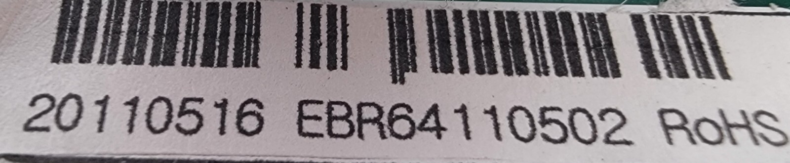 Genuine Refrigerator LG Control Board Part#EBR64110502