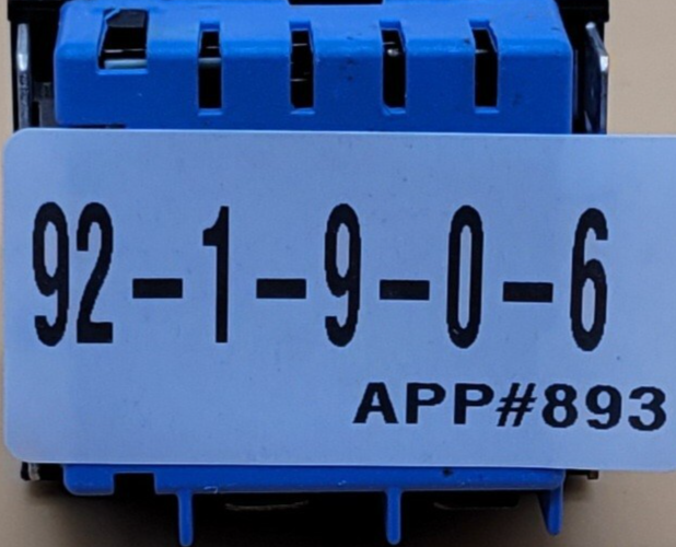 Genuine Oven Whirlpool Infinite Switch Part#W10434452