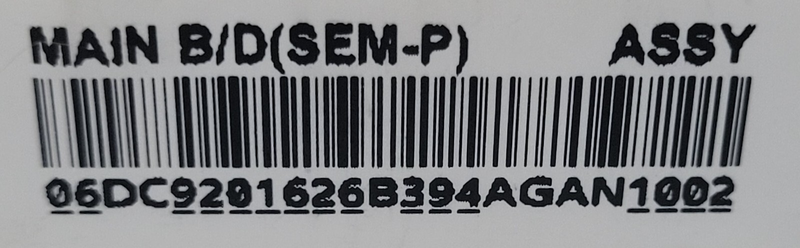 Genuine Dryer Samsung Circuit Board Part#DC9201626B