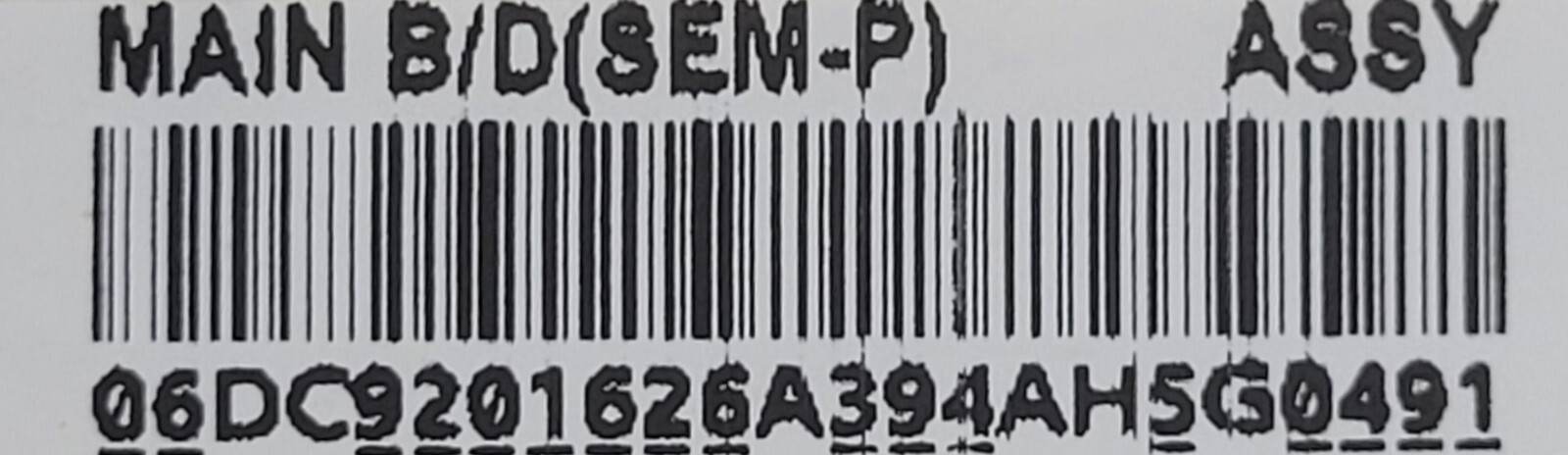Genuine Dryer Samsung Circuit Board Part#DC9201626A