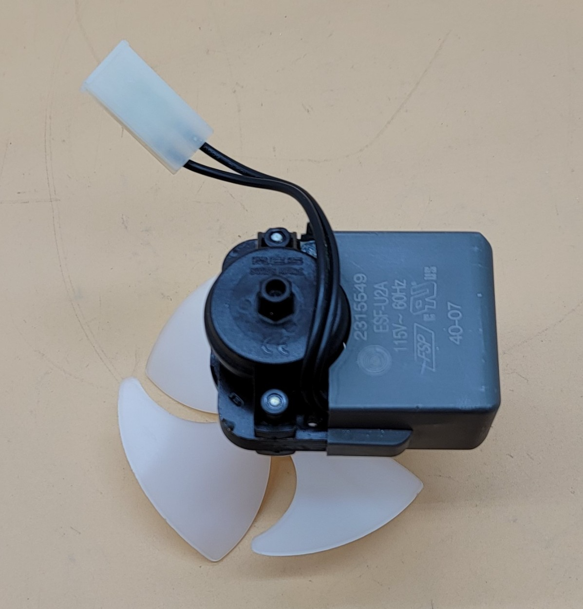 Genuine Refrigerator Kitchen Aid Fan Motor Part#2315549