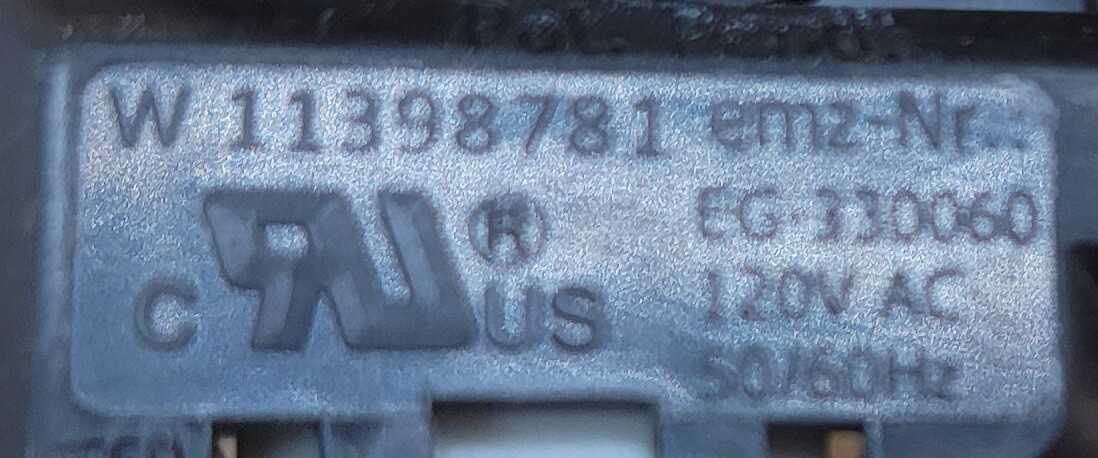 Genuine Washer Amana Actuator Part#W11398781