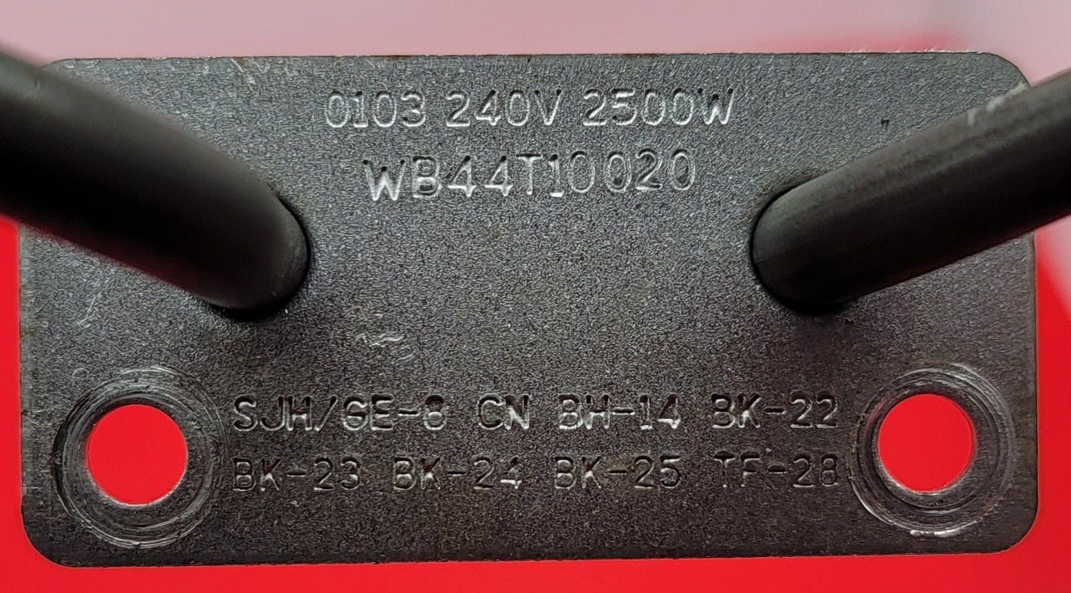 Genuine Oven/Cooktop GE Bake Element Part#WB44T10020