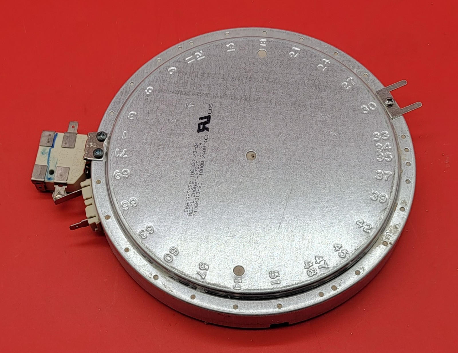 Genuine Cooktop Radiant Surface Element Part#7406P312-60