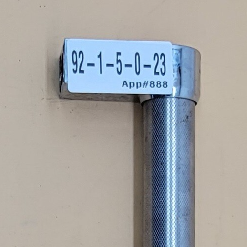 Genuine Refrigerator Kitchen Aid Door Handle Part#W10680045
