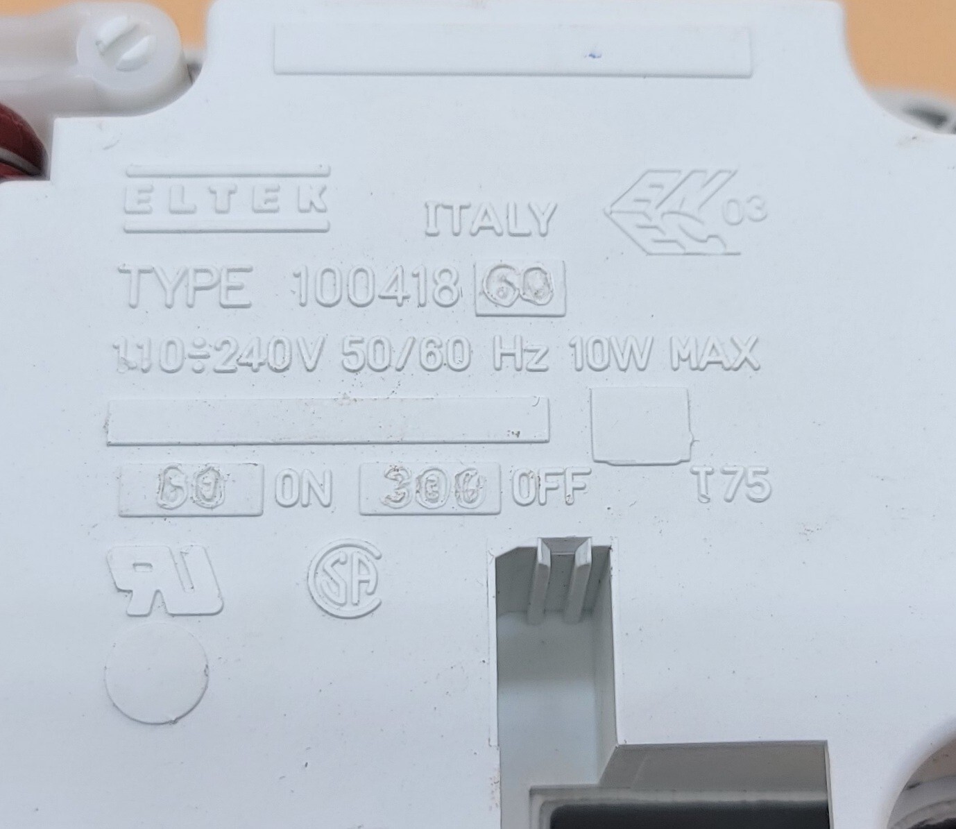 Genuine Dishwasher GE Dispenser Part#TYPE 100418