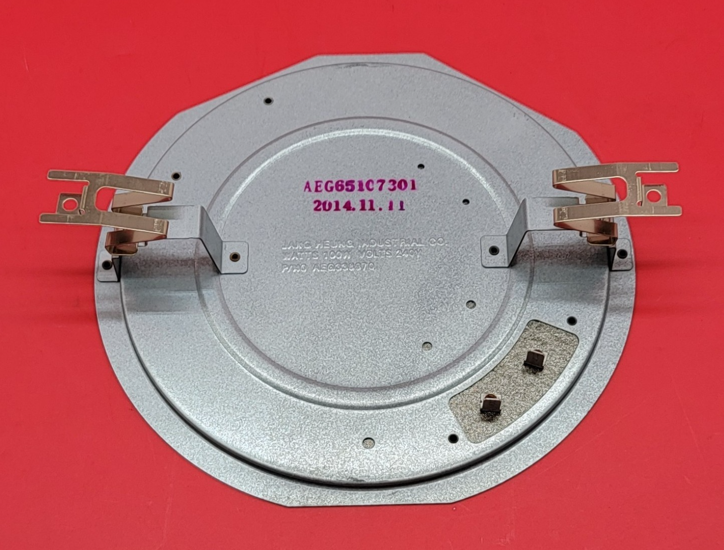 Genuine Cooktop LG Surface Radiant Element Part#AEG338970