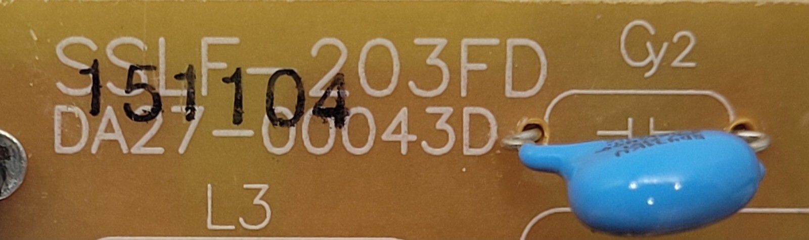 Genuine Refrigerator Samsung Noise Filter Part#DA27-00043D