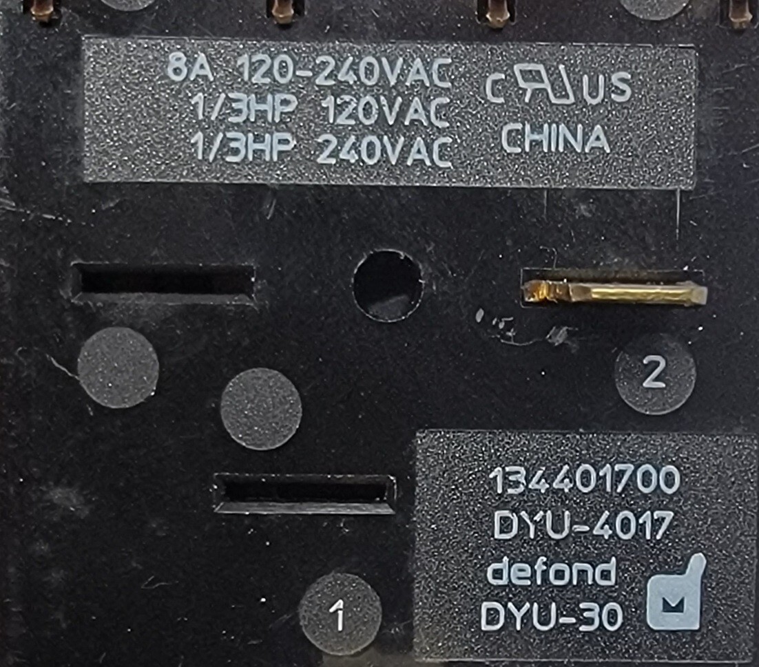 Genuine Washer GE Temperature Switch Part#134401700