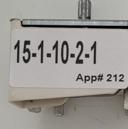 Genuine Stove Whirlpool Infinite Switch Part#3148951