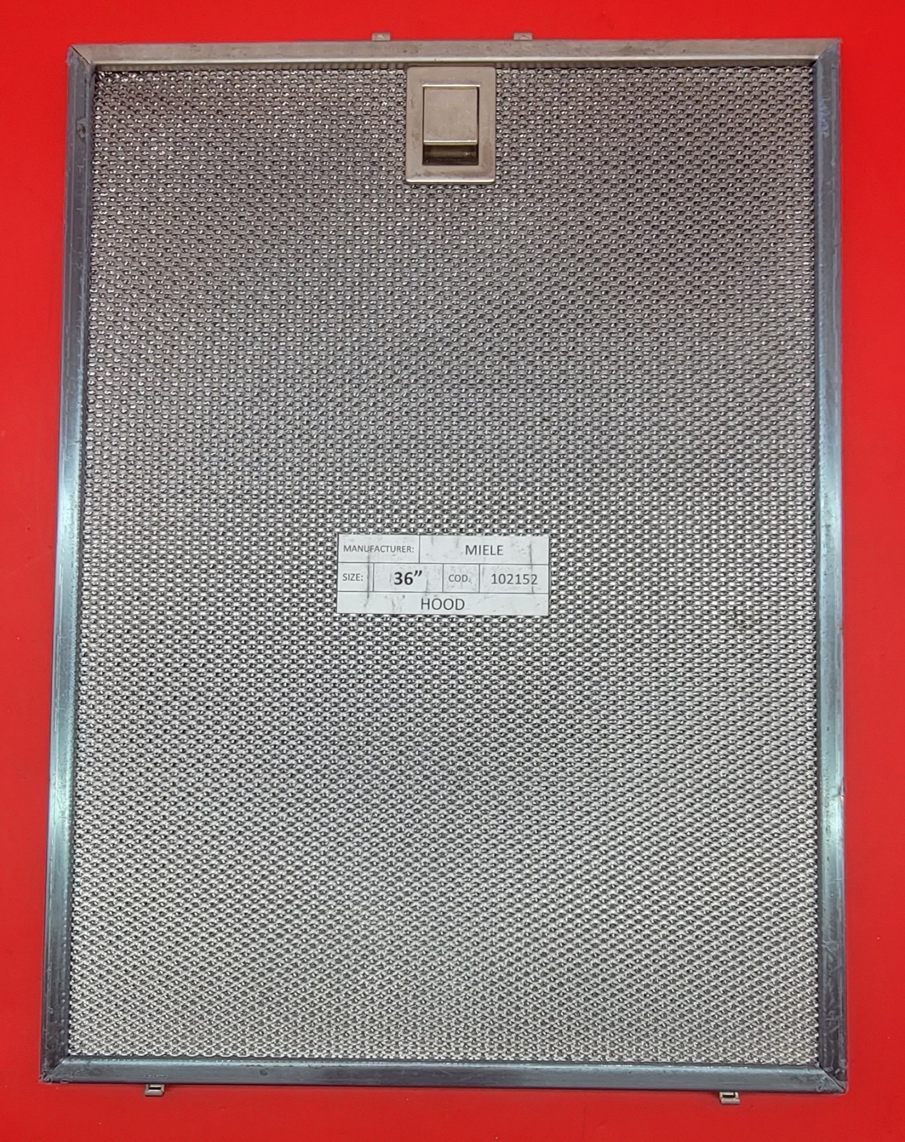 Genuine Range Hood Electrolux Grease Filter