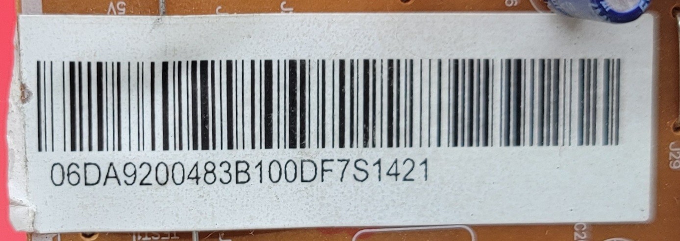 Genuine Refrigerator Samsung Control Board Part#DA92-00483B