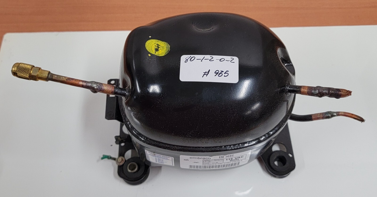 Genuine Refrigerator Sub-Zero Compressor Part#513303002 EM30SC