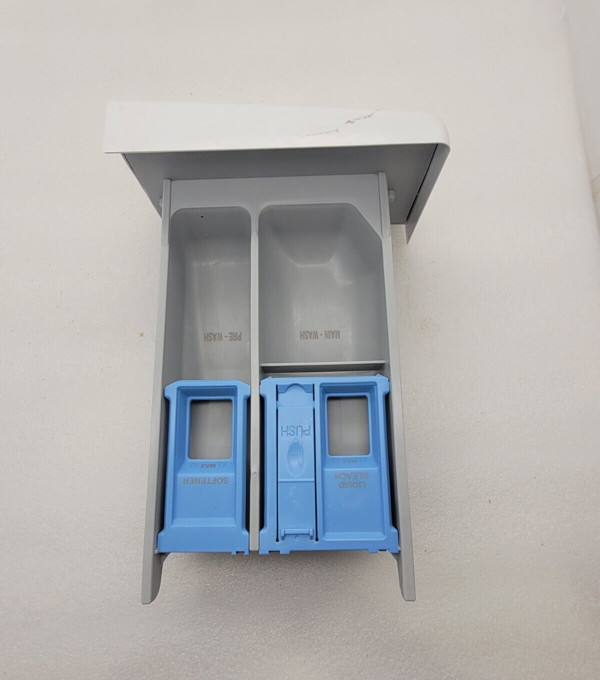 Genuine LG Washing liquid dispenser Drawer Assy. Part#4870ER1008 White