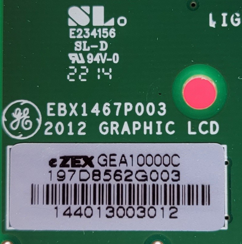 Genuine Refrigerator GE Control Board Part#197D8562G003
