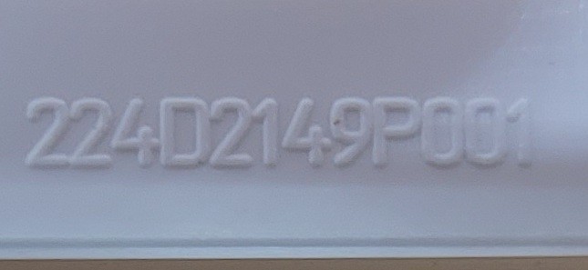 Genuine Refrigerator GE Monogram Glass Shelf Part#224D2149P001