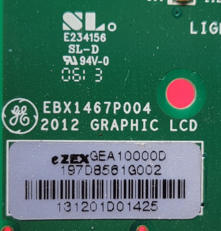 Genuine Refrigerator GE Control Board Part#197D8561G002