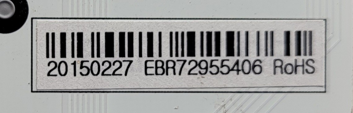 Genuine Refrigerator LG Control Board Part#EBR72955406