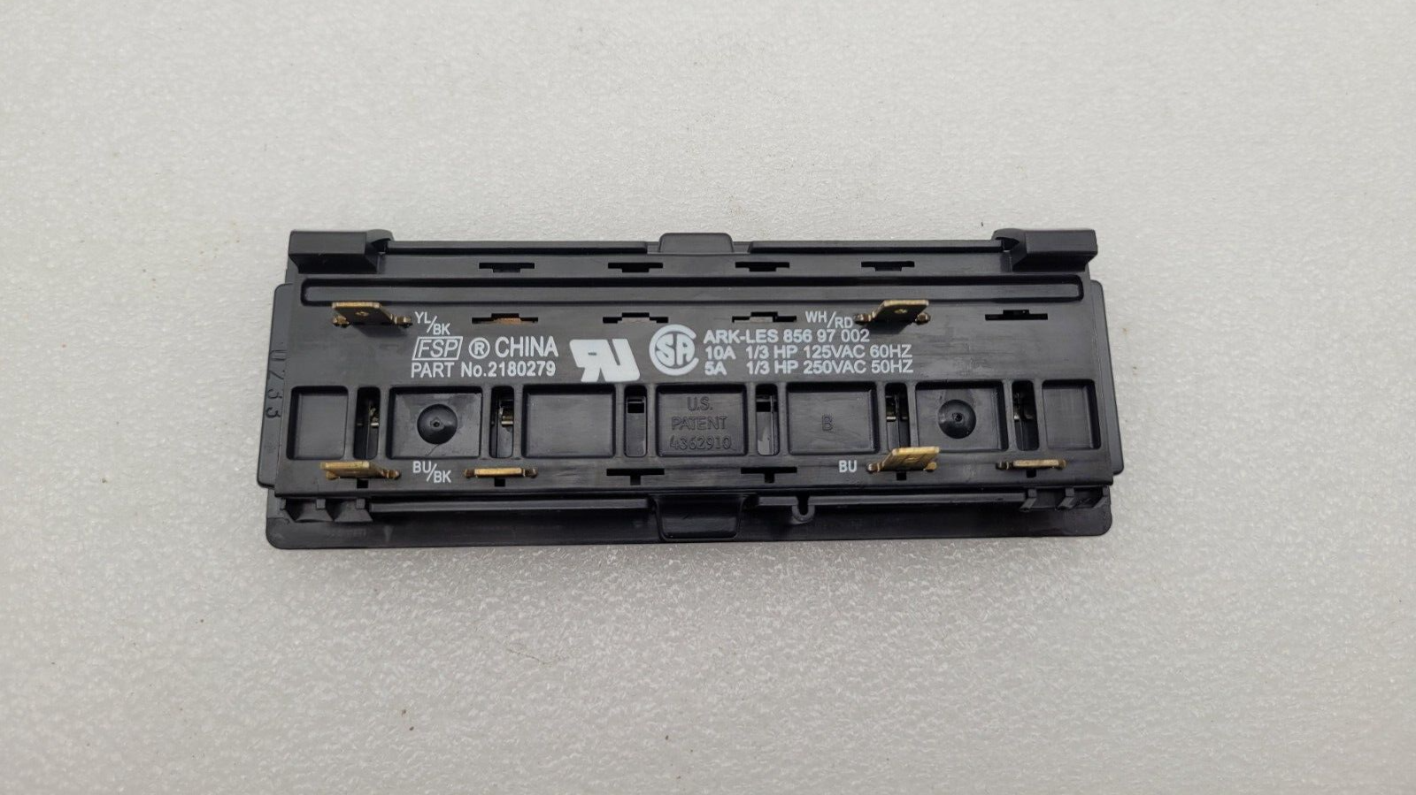 Genuine Whirlpool Dispenser Selector Switch Part#2180279