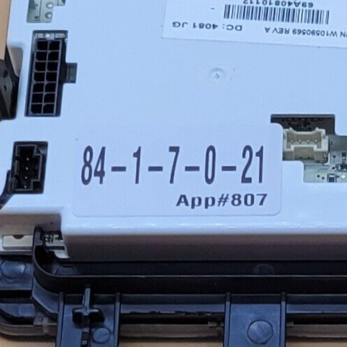 Genuine Refrigerator Whirlpool Dispenser Control Board Part#W10590569
